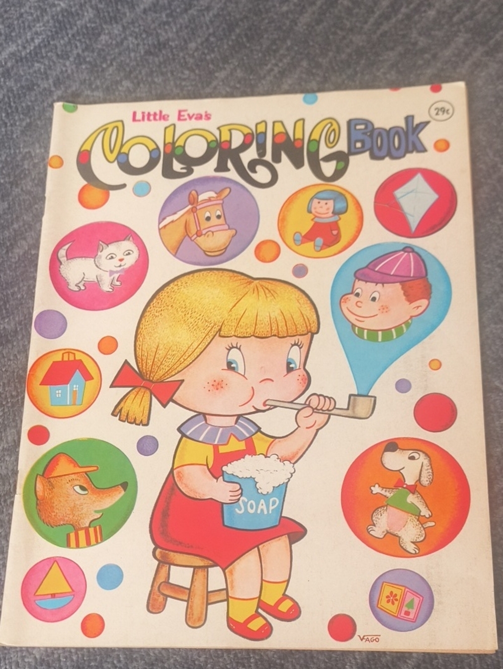 Vintage 1966 Coloring Book